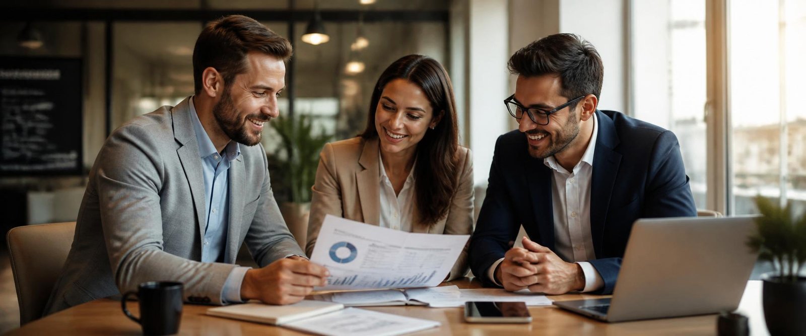 A CH Investment advisor on a client call
